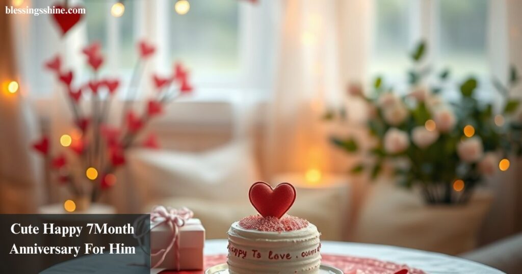 Cute Happy 7Month Anniversary For Him