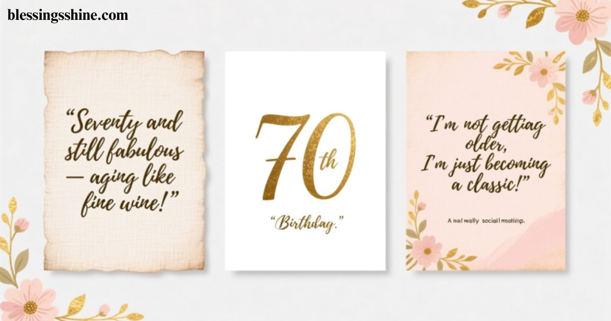 70th Birthday Quotes: Funny, Heartfelt, and Perfect for Sharing