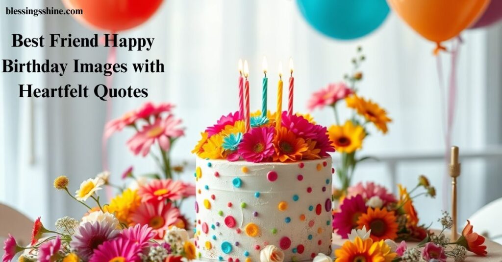 Best Friend Happy Birthday Images with Heartfelt Quotes