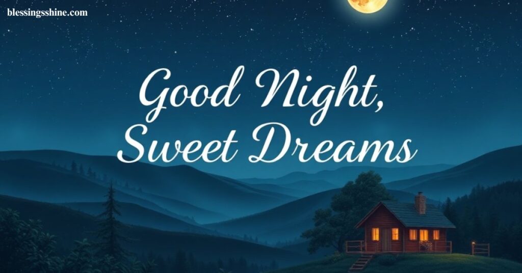 Good Night God bless Sweet dreams
