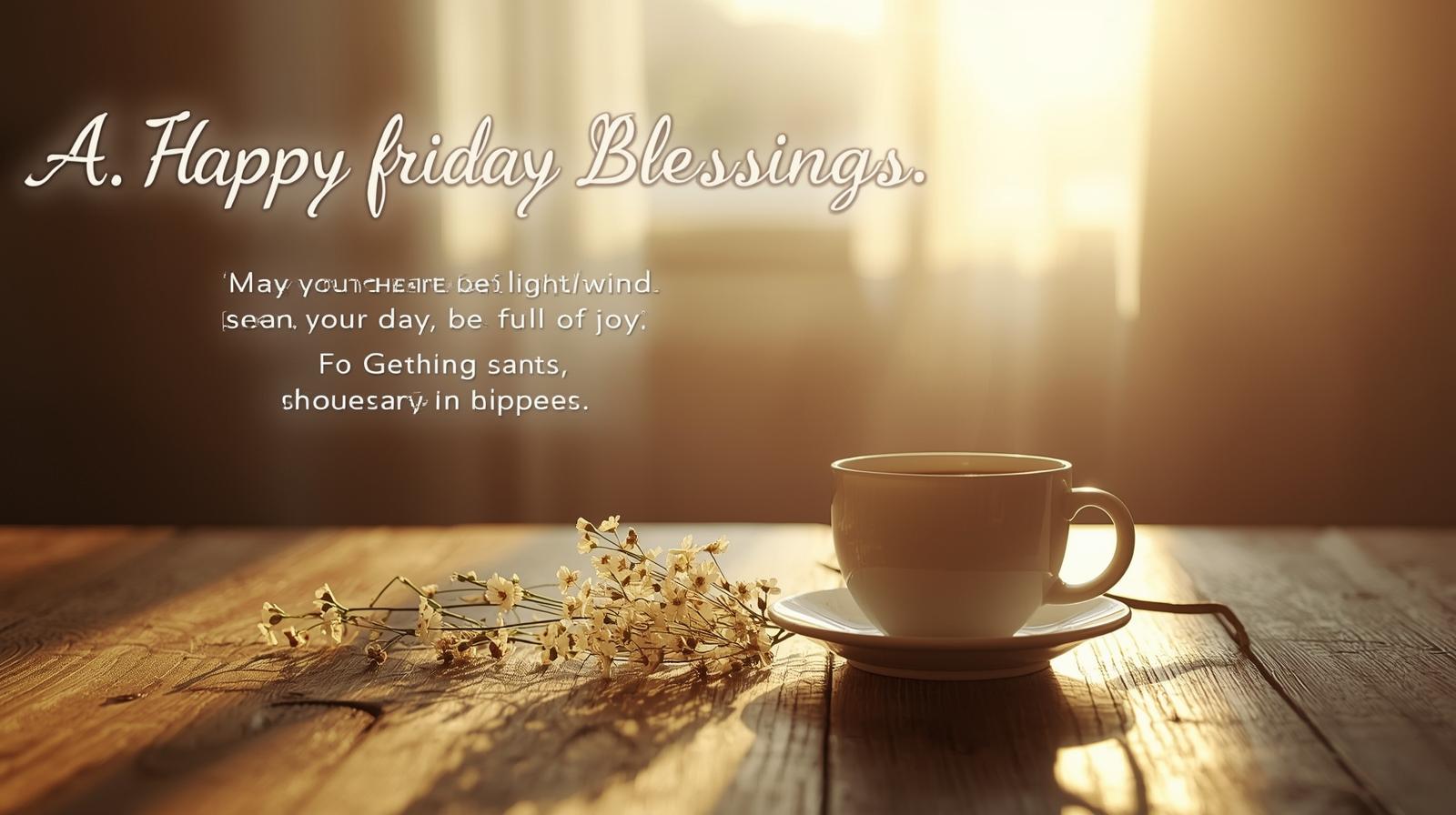 Happy Friday Blessings