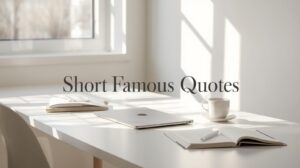 short famous quotes