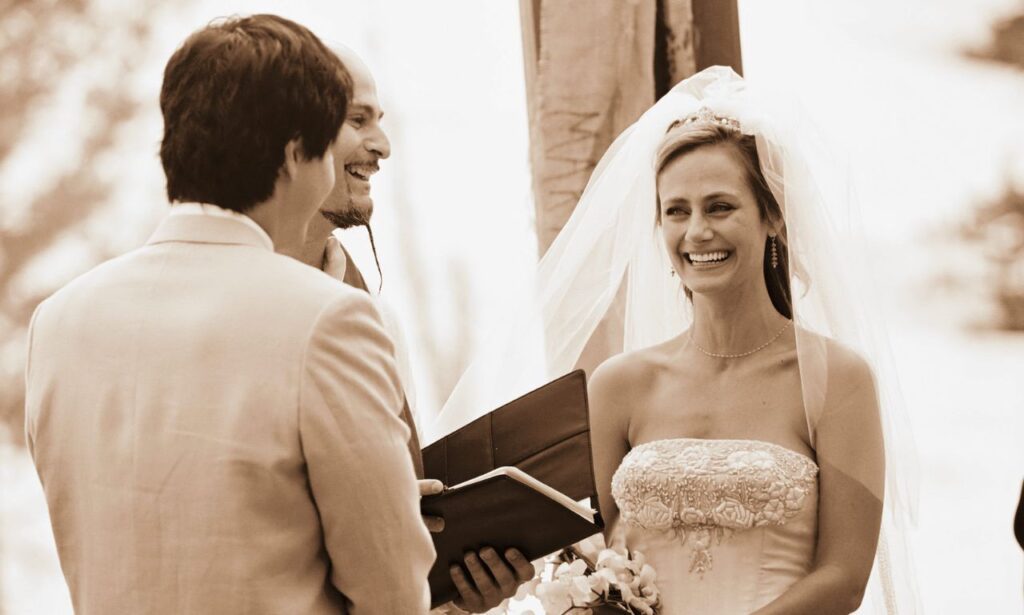 Marriage to Diane Farr